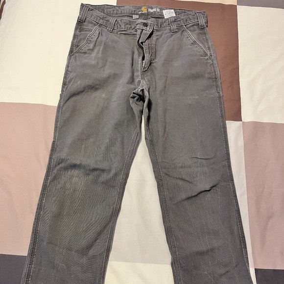 Men's Carhartt RUGGED FLEX® RELAXED FIT CANVAS WORK PANT - Picture 8 of 12